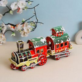 Puzzle 3D en papier de Noël pour enfants