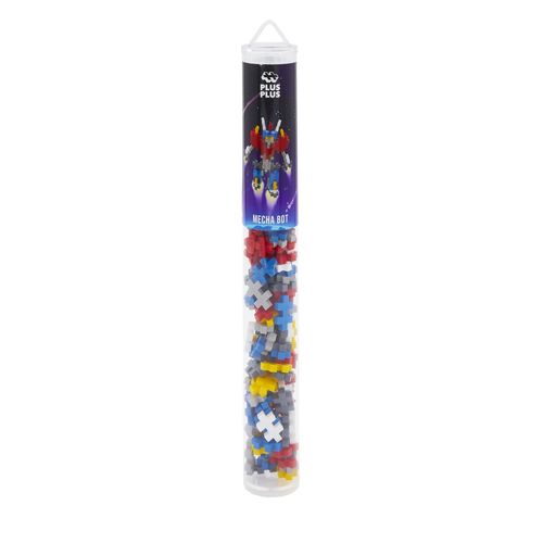 Kontiki Jeu De Construction Plus Plus - Tube Mecha Bot - 100 Pcs - Pp4270
