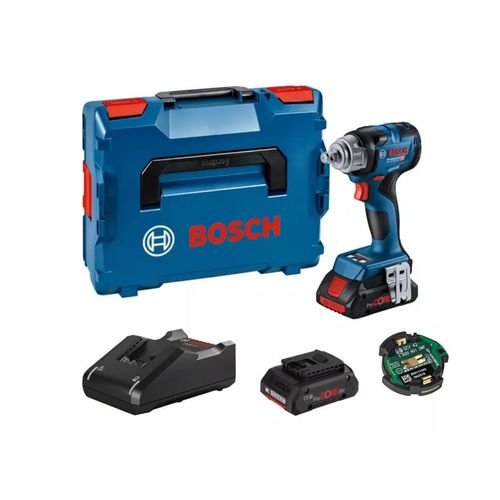 Boulonneuse à choc 18V GDS 18V-330 HC + 2 batteries 4Ah + chargeur + L-BOXX - BOSCH - 06019L5002