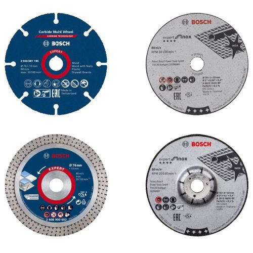 Disques meuleuse angulaire GWS 12V-76 + Mini L-BOXX - BOSCH EXPERT - 061599764G
