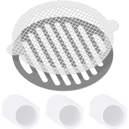 40 Filtres à cheveux - forme d'oreille ronde, collecteur de cheveux jetable pour la douche, protecteur d'égout, filtre de baignoire d'évier de cuisine
