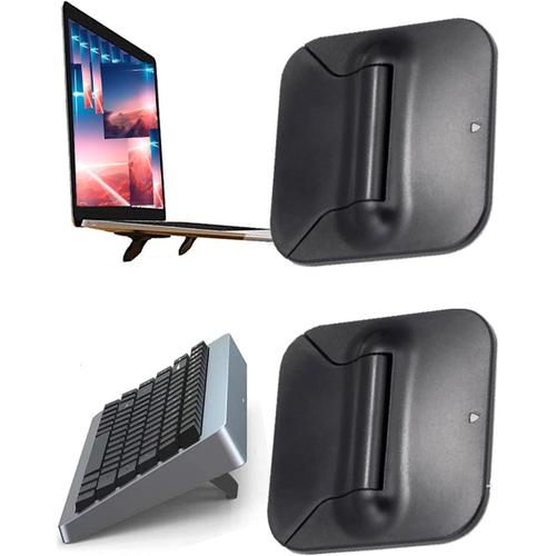 2 Piece Mini Laptop Stand, Keyboard Stand, Invisible Ergonomic Laptop Stand, Foldable Tablet, Mobile Phone Stand