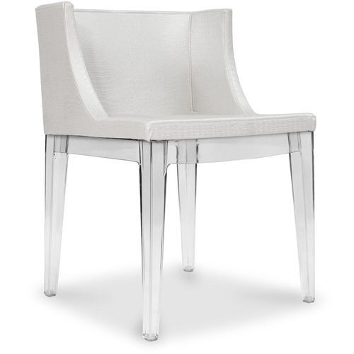 Chaise De Salle À Manger Design - Pieds Transparent - Madame Transparent