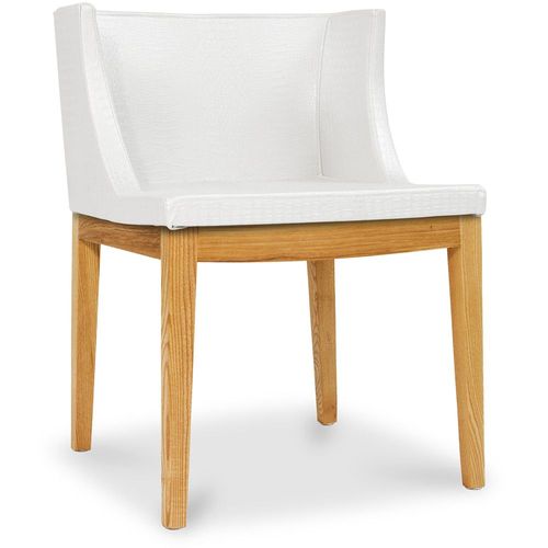 Chaise De Salle À Manger Design - Pieds Transparent - Madame Bois Naturel