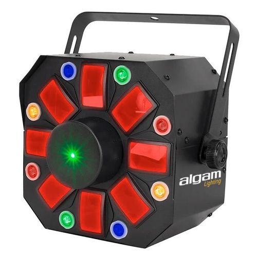ALGAM LIGHTING PHEBUS2 - Combo 3-en-1 derby stroboscope ou wash et laser