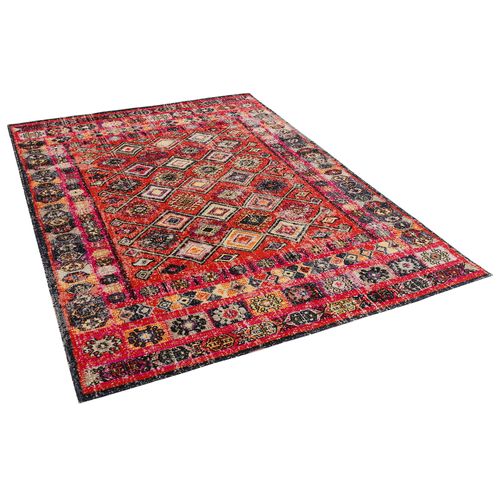 Pergamon Tapis Design À Poils Courts Modern Vintage Orient Motif Anthracite 160x230 Cm