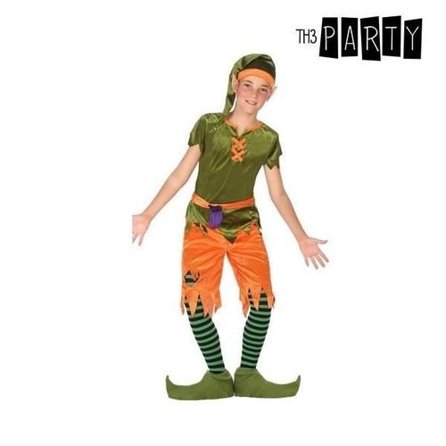 Déguisement Pour Garçon Lutin Vert Orange (6 Pcs) - Costume Enfant Taille - 5-6 Ans