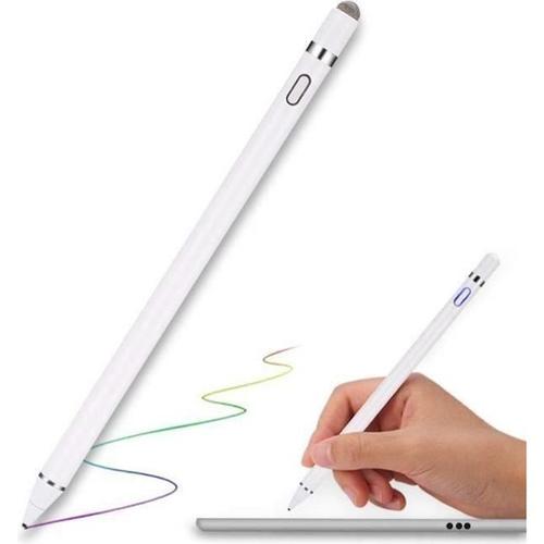 Letouch Stylet rechargeable pour tablette avec des pointes ultra fines de 1,5 mm pour Apple iPad-iPhone-iPad Pro-Samsung Tablet JBL