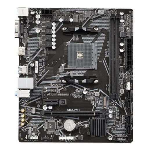 Gigabyte A520M K V2 - 1.0 - carte-m&egrave;re - micro ATX - 