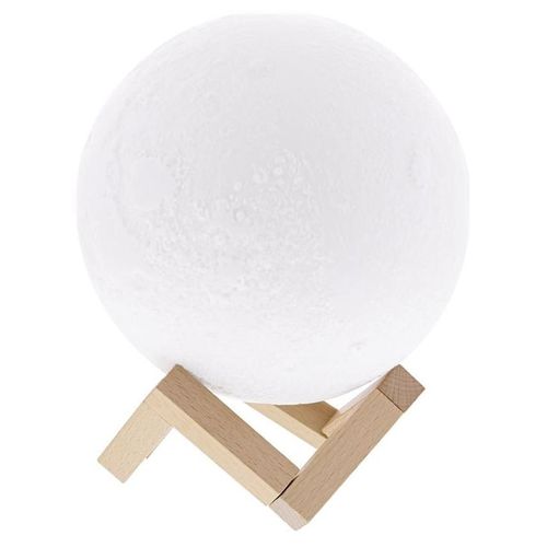 T'nB MOON - Haut-parleur - sans fil - Bluetooth - 3 Watt - 1.77" - blanc, lumineux