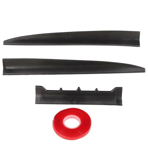 3pcs Voiture Lunette Arrière Toit Spoiler Coffre Kit Queue Spoiler ...