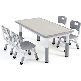 Ensemble Table Pliante et 4 Tabourets ludivine Blanc - Table de