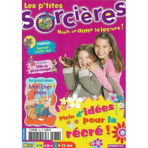 Les P'tites Sorcières  N° 78 : Plein D'idées Pour La Récré