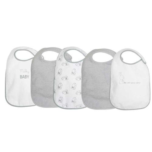 Lot De 5 Bavoirs Naissance - Trois Kilos Sept