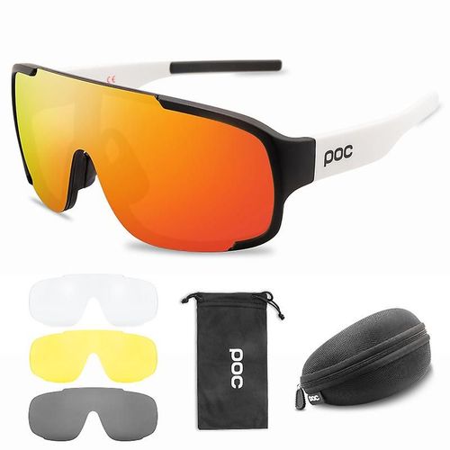 Poc 4 Set Lunettes De Cyclisme, Sports Plein Air Plein Cadre Pe40