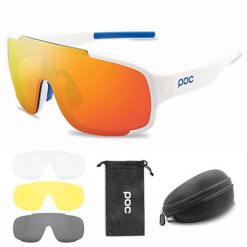 Poc 4 Set Lunettes De Cyclisme, Sports Plein Air Plein Cadre Pe7