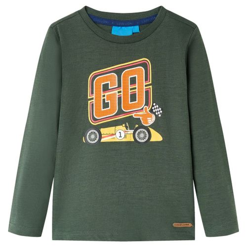 T-Shirt Enfant Manches Longues Imprimé Voiture De Course 104