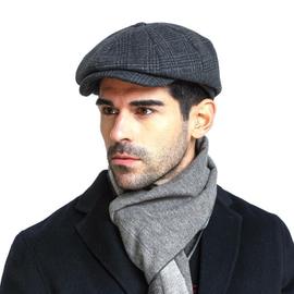 Casquette d'hiver en feutre pour homme, chapeau chaud pour papa, grande  taille 56-62cm 62