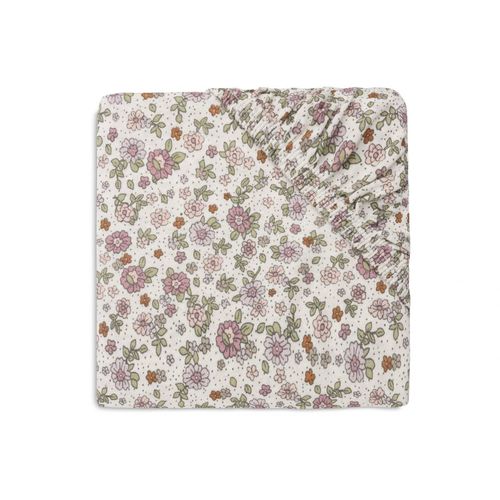Drap-Housse Jersey 60 X 120 Cm Retro Flowers - Jollein