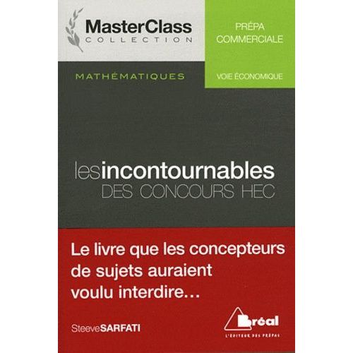 Les Incontournables Des Concours Hec - Voie Économique