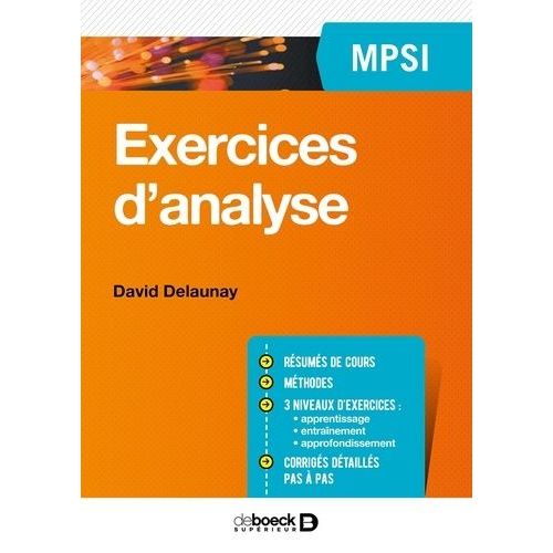 Exercices D'analyse Mpsi
