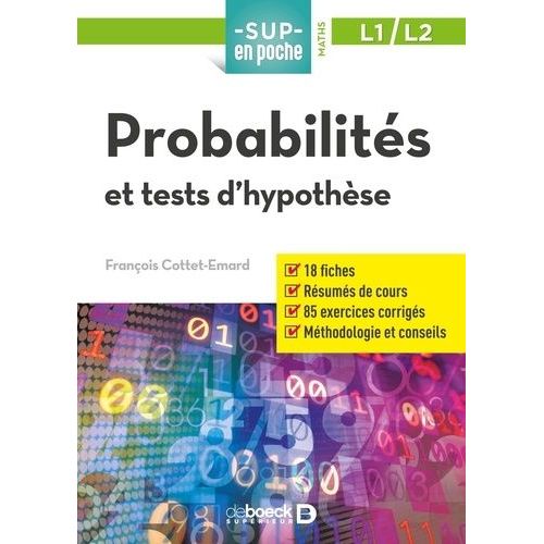 Probabilités Et Tests D'hypothèse - L1/L2