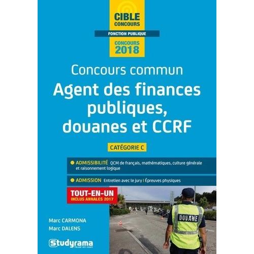 Concours Commun Agent Administratif Principal Des Finances Publiques, Des Douanes Et De La Ccrf De 2e Classe