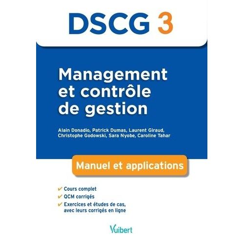 Management Et Contrôle De Gestion Dscg 3 - Manuel Et Applications