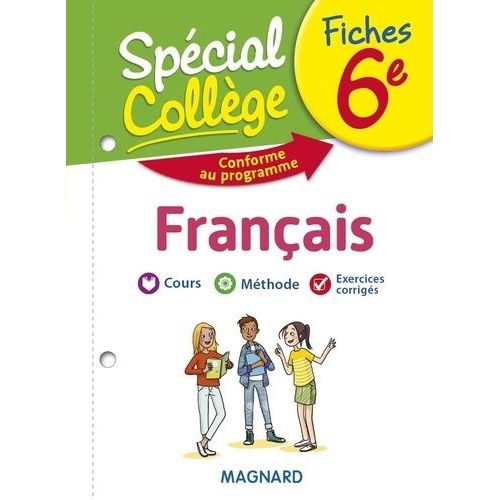 Fiches Français 6e Spécial Collège