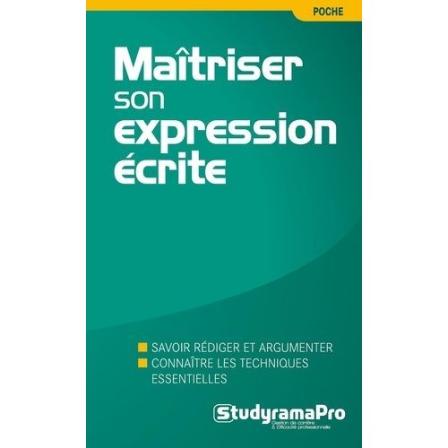 Maîtriser Son Expressions Écrite