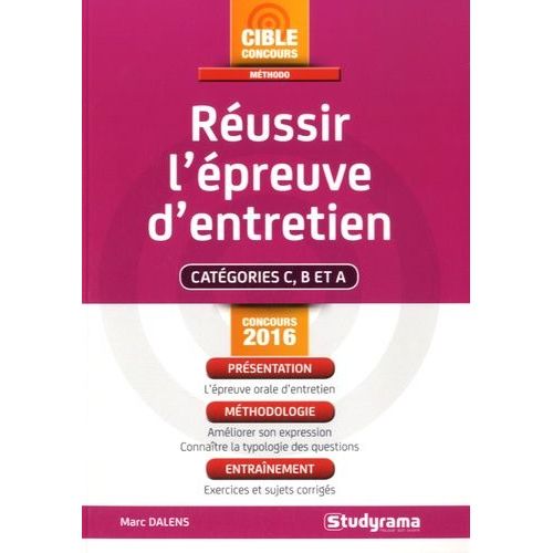 Réussir L'épreuve D'entretien - Concours 2016