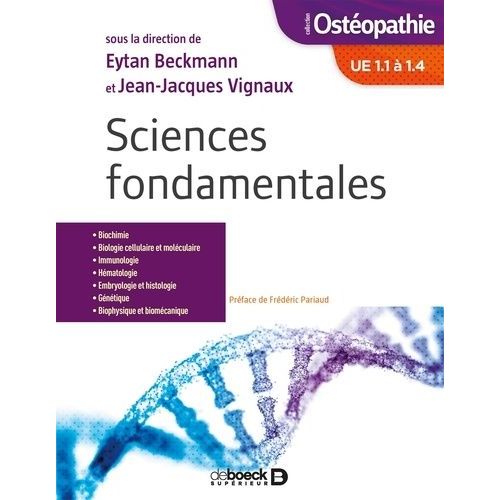 Sciences Fondamentales - Ue 1.1 À 1.4