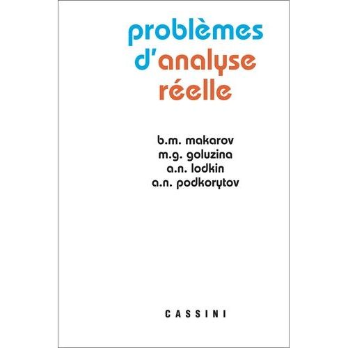 Problèmes D'analyse Réelle