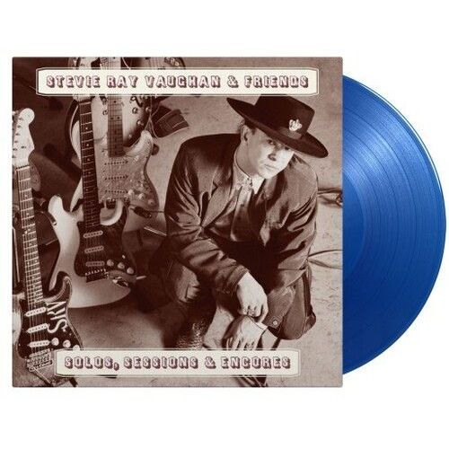 Vaughan,Stevie Ray & Friends - Solos Sessions & Encores - Limited 180-Gram Translucent Blue Colored Vinyl [Vinyl Lp] Blue, Colored Vinyl, Ltd Ed, 180 Gram, Holland - Import