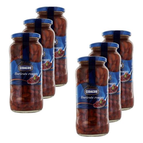 Lot 6x Haricots Rouges - Bocal 400g