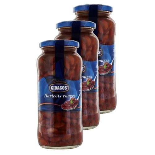 Lot 3x Haricots Rouges - Bocal 400g