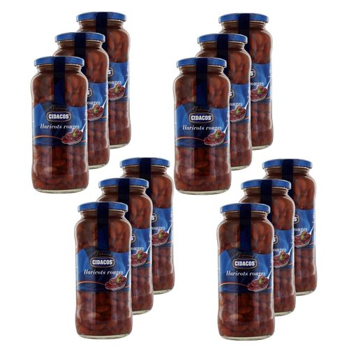 Lot 12x Haricots Rouges - Bocal 400g