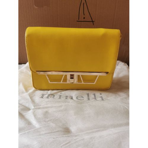 Sac Minelli jaune-