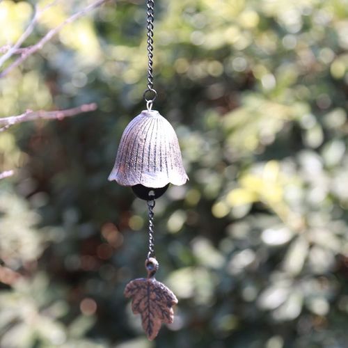 Carillon à vent japonais en forme de cloche en fonte, carillon à vent extérieur ou intérieur adapté au balcon de la terrasse du jardin