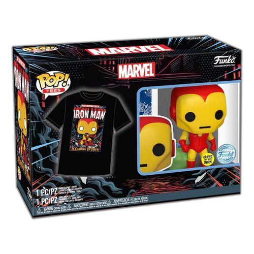 Pop&tee - Marvel - Holiday Iron Man (Gw) Taille M
