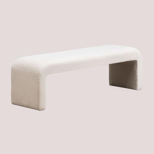 Banc En Chenille Carlise Blanc