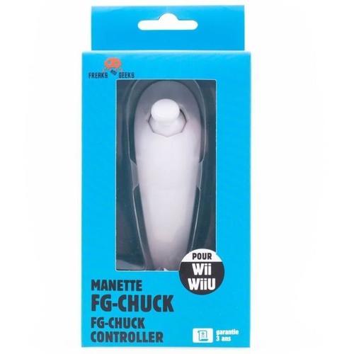 Manette Freaks And Geeks Type Nunchuk Blanc Pour Wii
