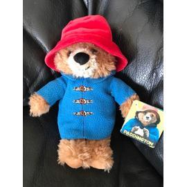 Paddington ours peluche Eden chapeau bleu et manteau rouge 40 cm