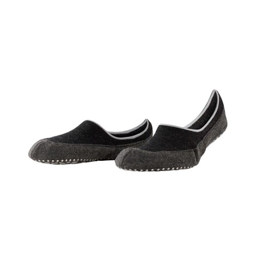 Falke Pantoufles Unisexes Cosyshoe, Bas, Pantoufles, Antidérapant, Chaussons, Laine Vierge Noir 39-40