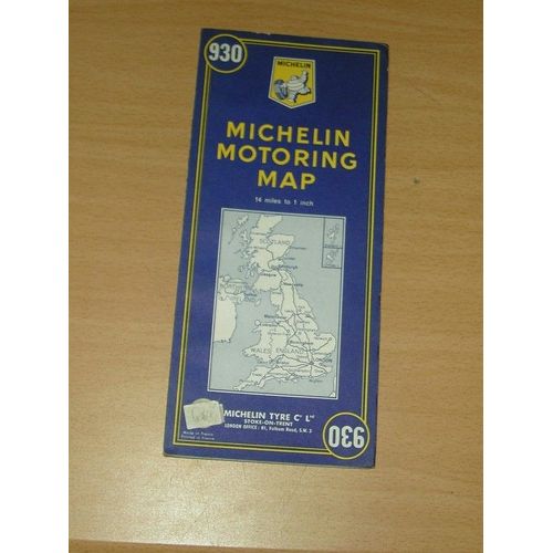 1964 : Michelin Motoring Map