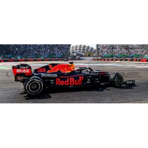 Minichamps 1/43 410211933 Red Bull Rb16b Honda - Winner Gp Mexique 2021 (M. Vertsappen) Diecast Modelcar-Minichamps