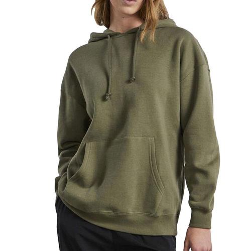 Sweat À Capuche Kaki Femme Pieces Oversized