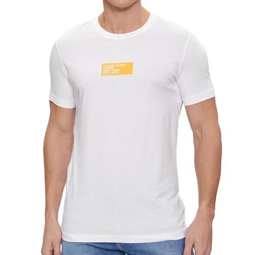 T-Shirt Blanc Homme Calvin Klein Jeans Center