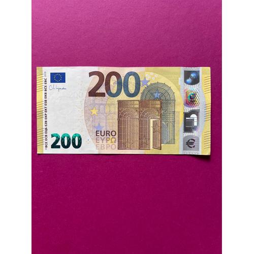 Billet De Banque 200 Euro 2019 Lagarde, Banknote De Collection 