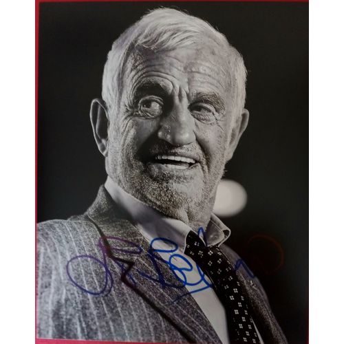 Autographe Original Sur Photo 25x20 Acteur Jean-Paul Belmondo + Coa